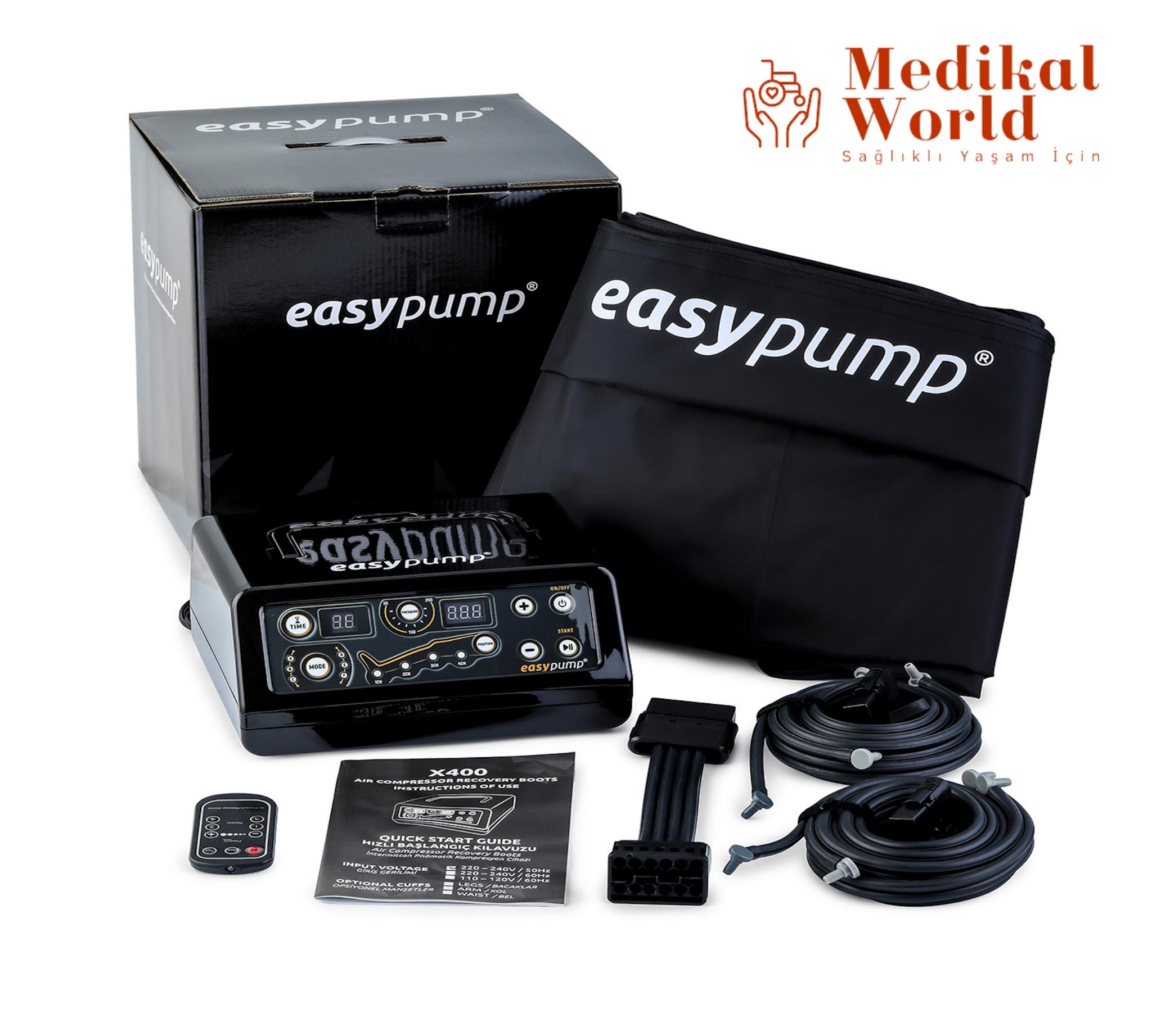 EASYPUMP%20|%20X400%204%20Kanallı%20Bacak%20Lenf%20Ödem%20Cihazı