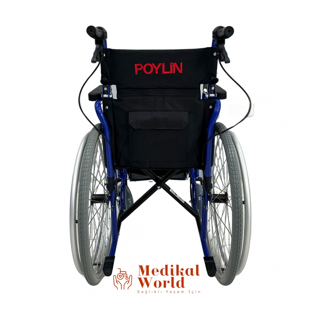 Poylin%20P110%20Özellikli%20Standart%20Manuel%20Tekerlekli%20Sandalye