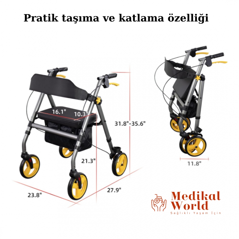 Poylin%20P581%20Ekonomik%20Rollatör