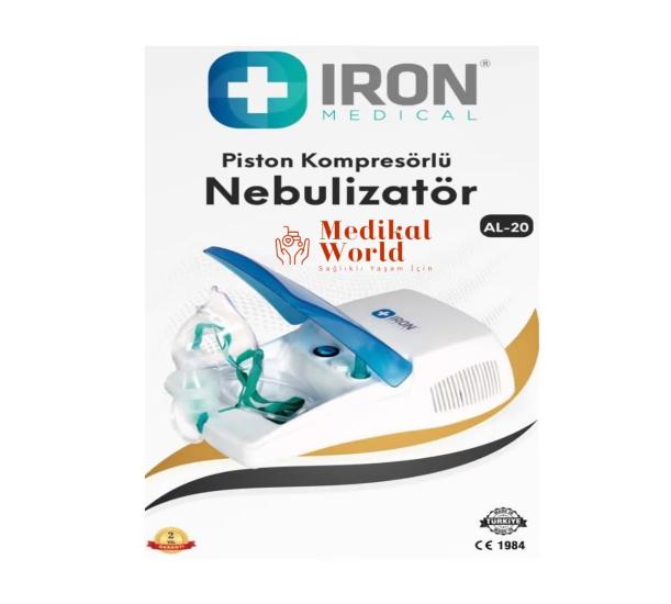 IRON | AL-20 Kompresörlü Kapaklı Nebülizatör